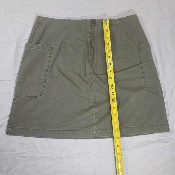 A New Day Olive Green Mini Skirt - Picture 6 of 7